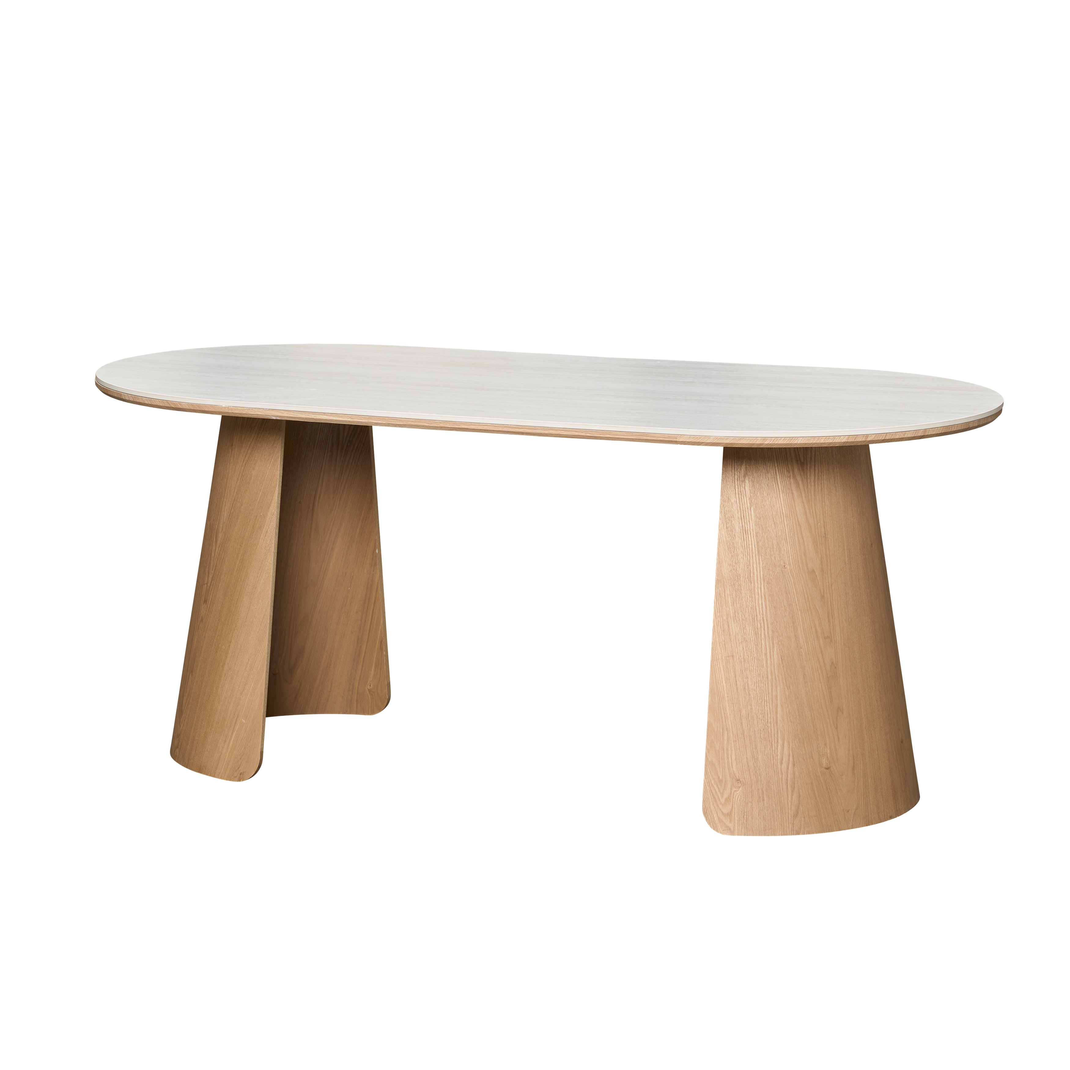 Apollo Dining Table 1.8m - Oak (Sintered Stone)