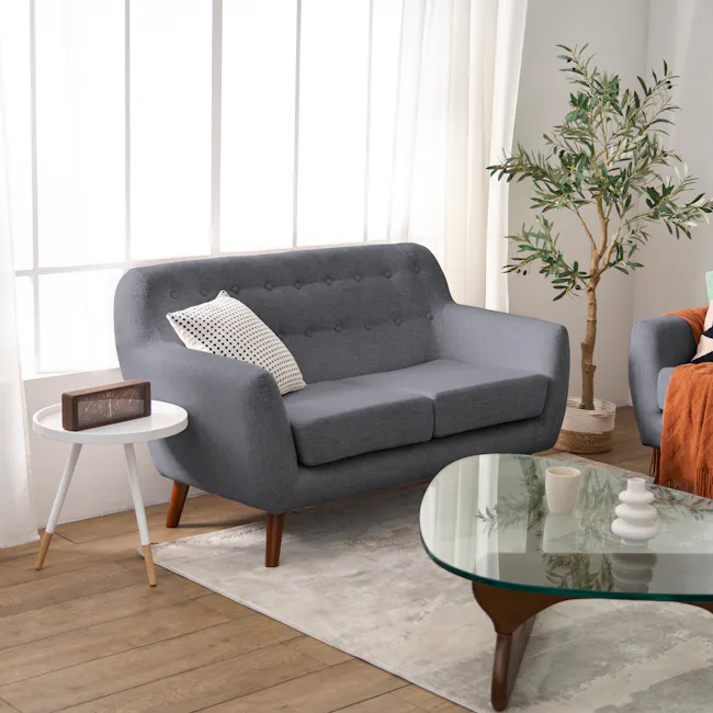 Emma 2 Seater Sofa - Raven - 2