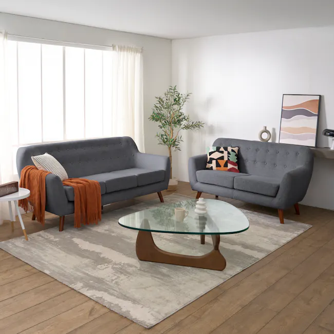 Emma 2 Seater Sofa - Raven - 5
