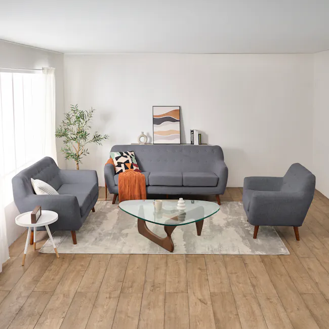Emma 2 Seater Sofa - Raven - 3