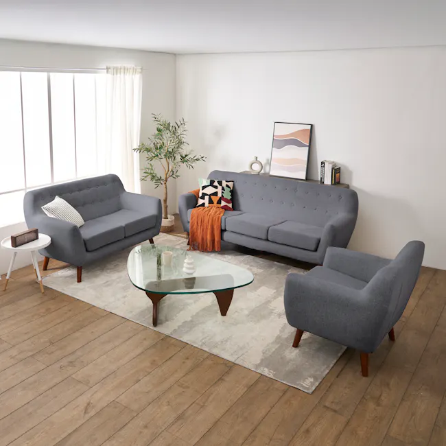 Emma 2 Seater Sofa - Raven - 4
