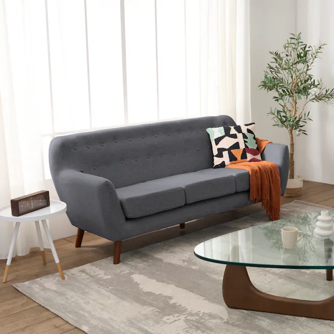 Emma 2 Seater Sofa - Raven - 7