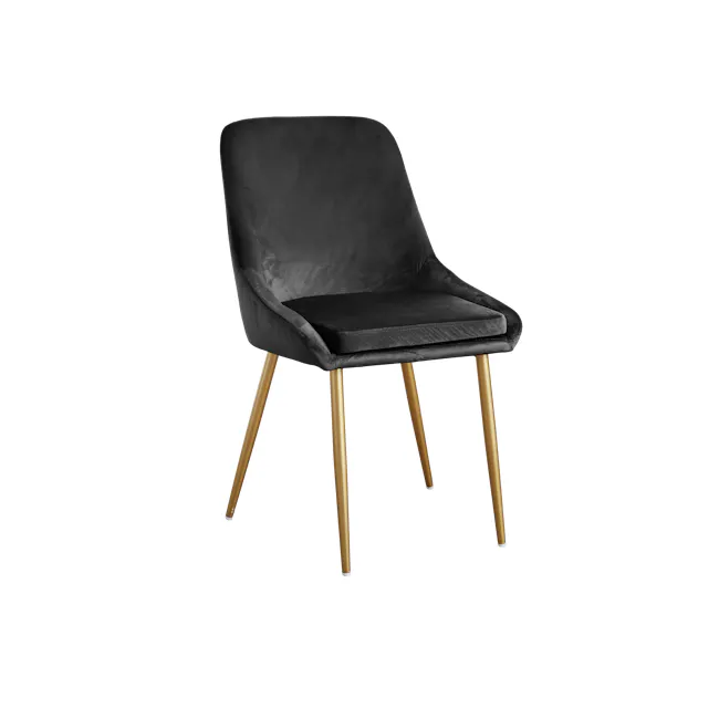 Raen Dining Chair - Black (Velvet) - 1