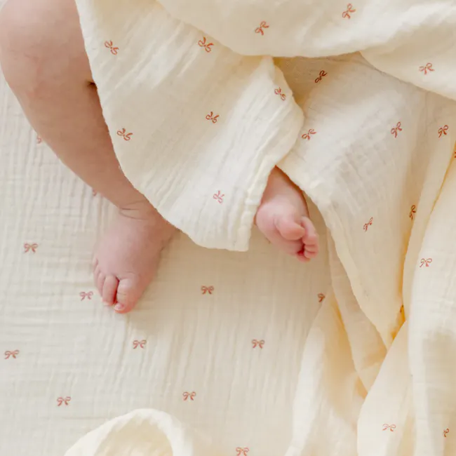 Soft Spot Soft Swaddle/Towel - Ribbon - 2
