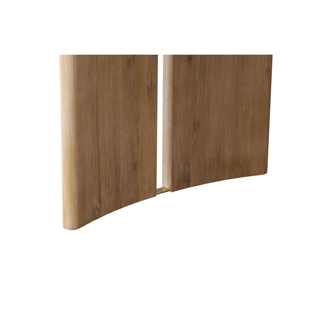 Catania Dining Table 2m with Catania Cushioned Bench 1.6m and 2 Catania Dining Chairs - 6 - Wooden door frame, wooden panel