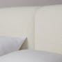 Nova King Bed - White Boucle - 5