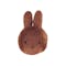 Miffy Head Cushion - Chocolate (Waffle)