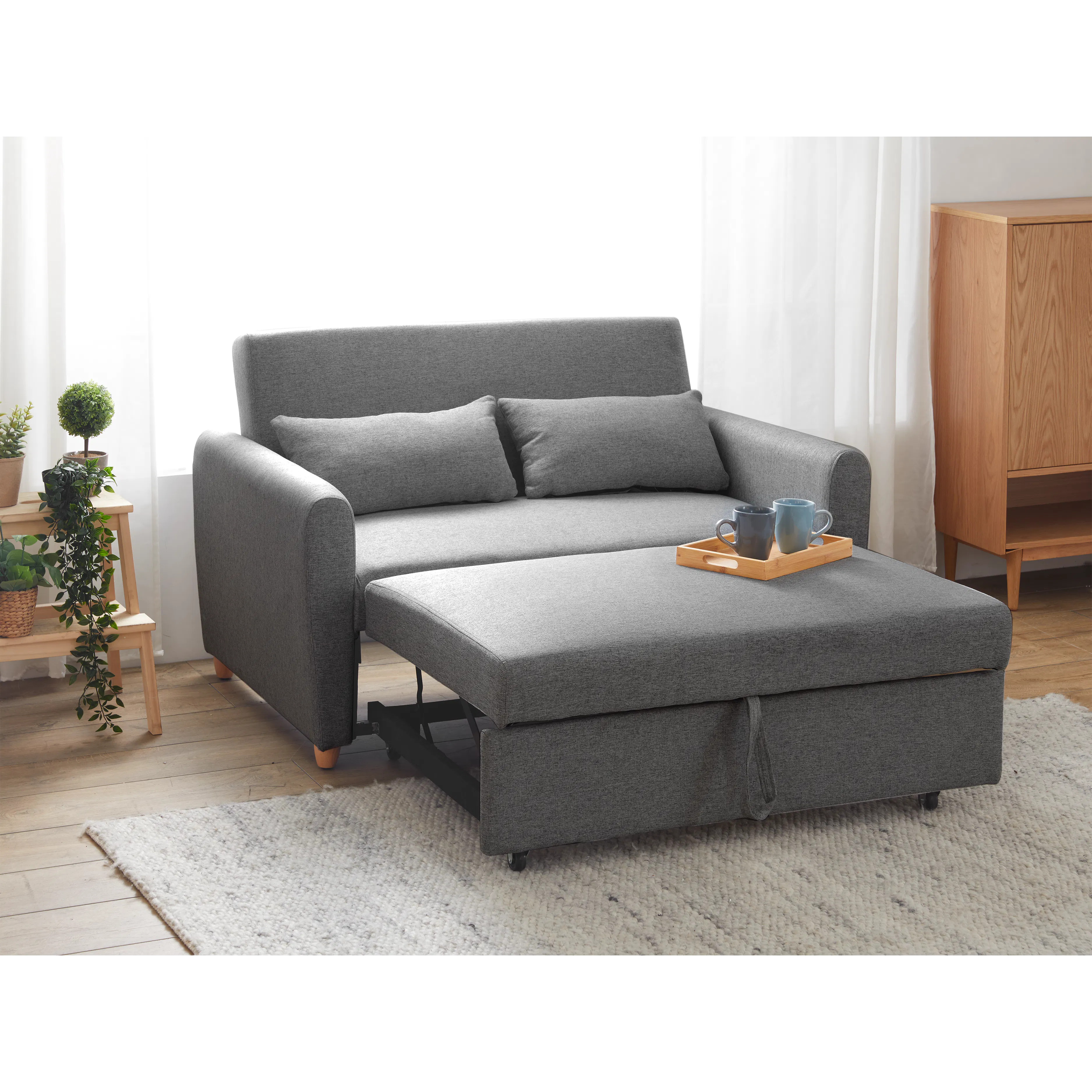 (As-is) Luisa 2 Seater Sofa Bed - Orion - 3 - 11