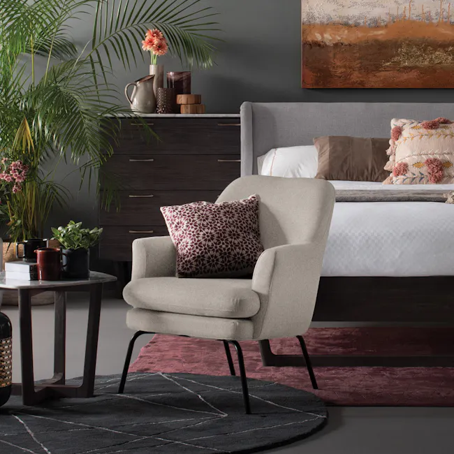 Lucio Lounge Chair - Glacier - 5
