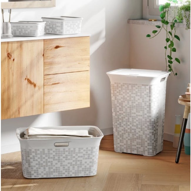 Chic Laundry Basket 45L - Mosaic - 2