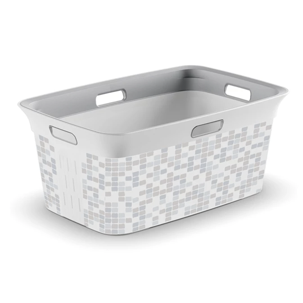 Chic Laundry Basket 45L - Mosaic
