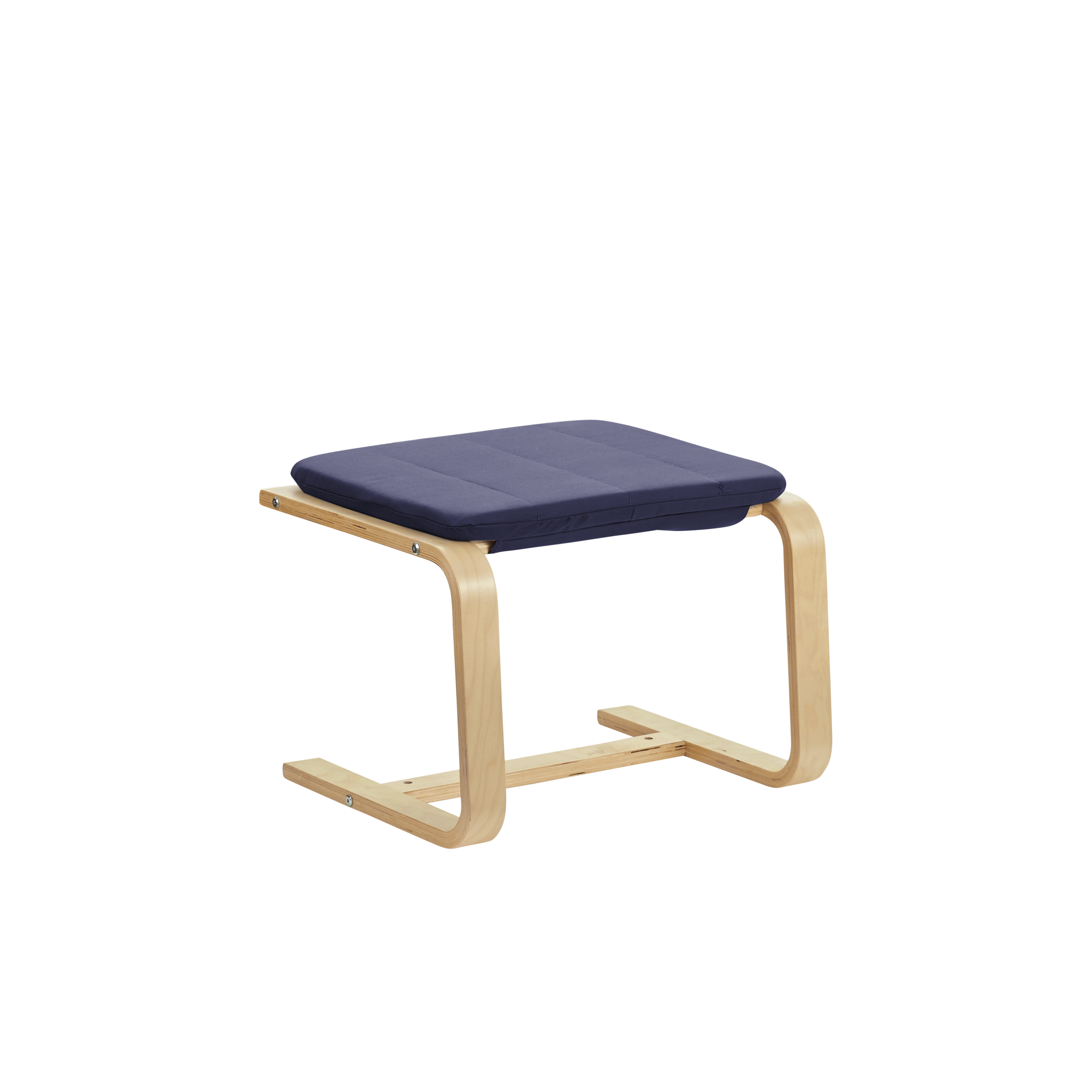 Mizuki Ottoman - Cobalt Blue