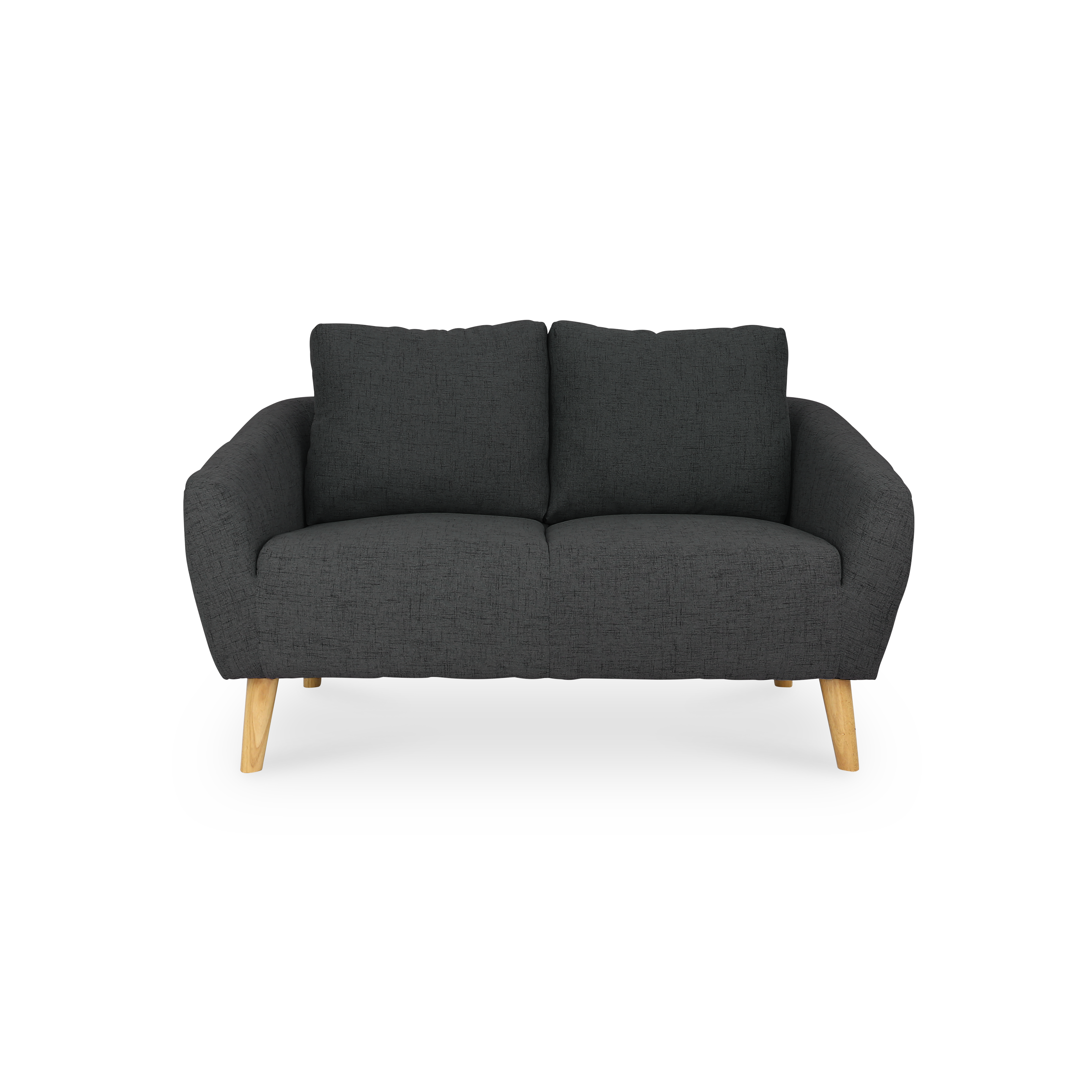 Hana 2 Seater Sofa - Charcoal