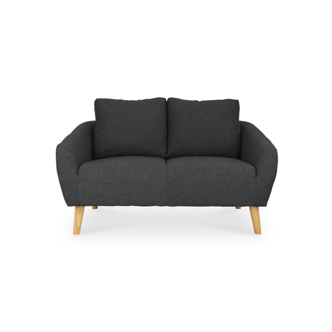 Hana 2 Seater Sofa - Charcoal - 0