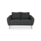 Hana 2 Seater Sofa - Charcoal