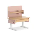 Boori Ergonomic Desk with Pegboard Hutch 1m - Cherry