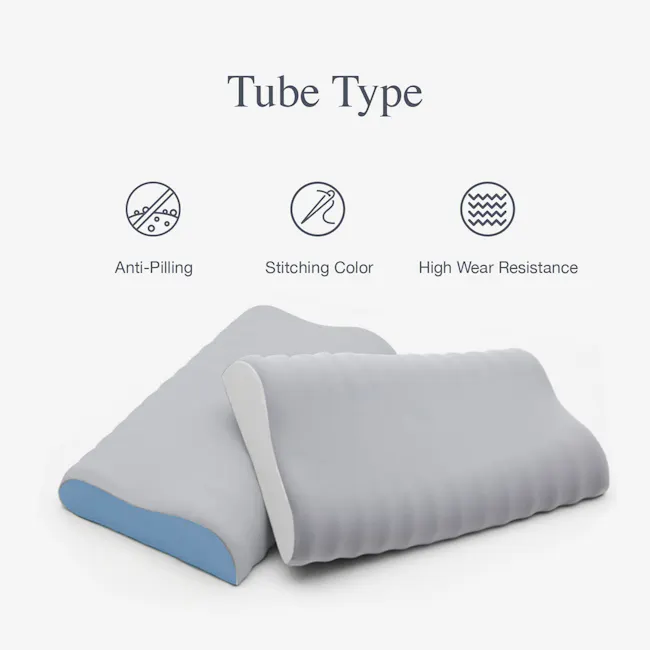 Bellami Plus Tech Series Linear Memory Foam Pillow - Dark Grey / Light Grey - 4