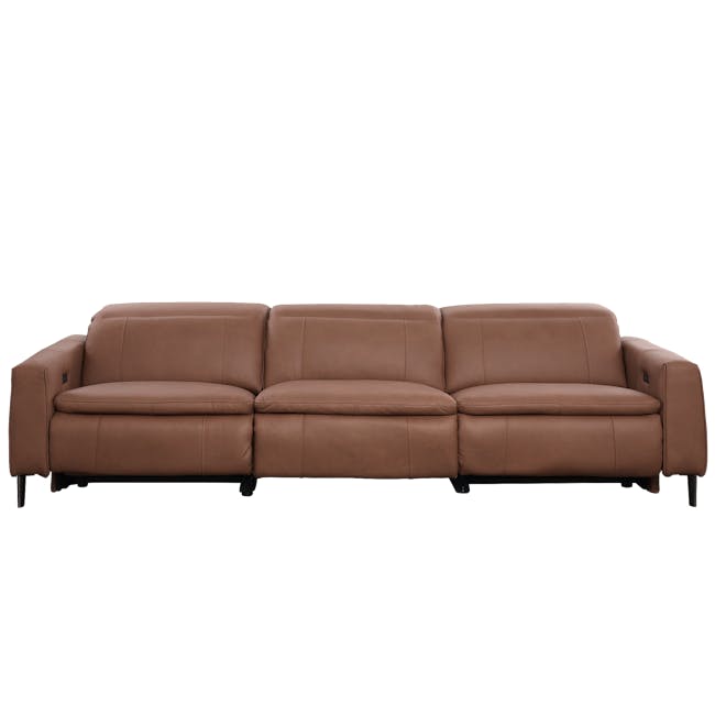 Clyde Armless Unit - Pecan Brown (Genuine Leather) - 16