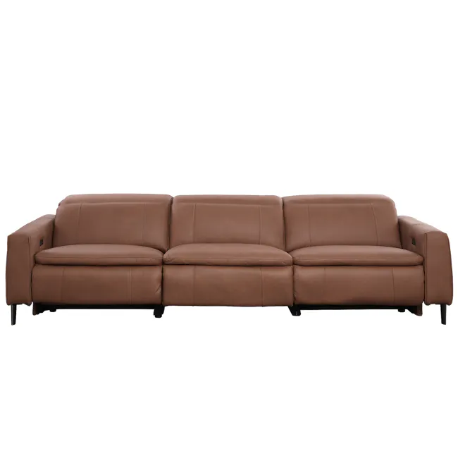 Clyde Armless Unit - Pecan Brown (Top Grain Leather) - 16