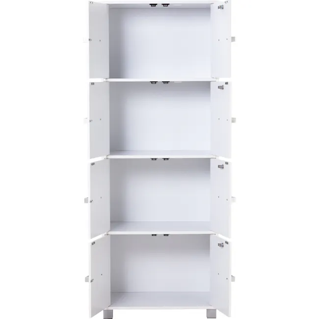 Naya 8 Door Cabinet - White - 4