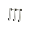 Schnook Door 3 Hook - Black, Nickel