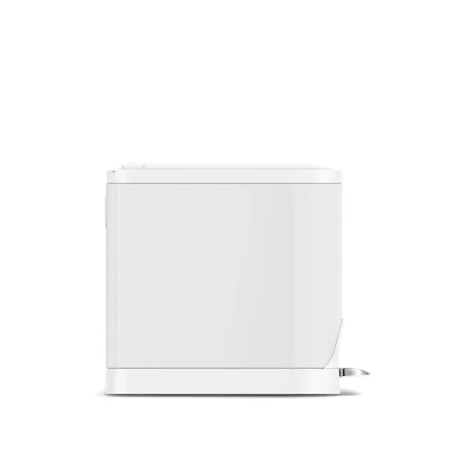 simplehuman 10L Butterfly Step Bin - White - 5
