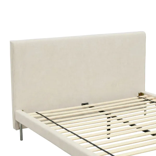 Lemuel King Bed - Cream - 8