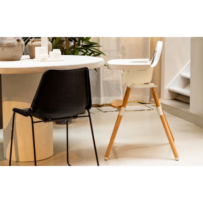 Childhome Evolu One.80° High Chair - Natural White - 11