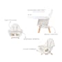 Childhome Evolu One.80° High Chair - Natural White - 4