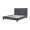 Hank Queen Bed in Hailstorm with 2 Weston Bedside Tables - 5