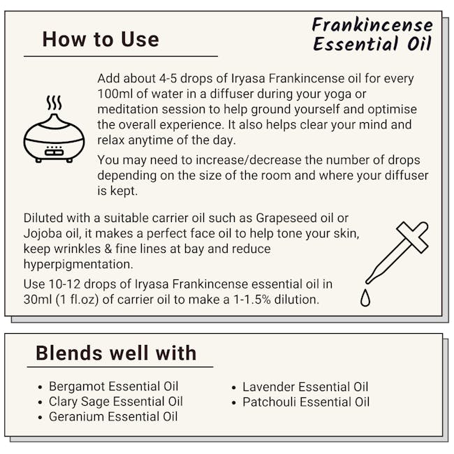 Iryasa Organic Frankincense Essential Oil - 7