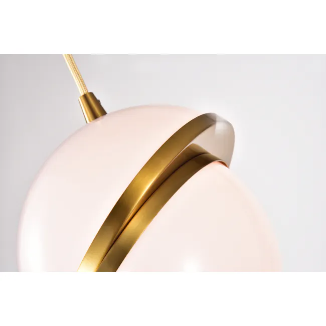 (As-is) Andie Pendant Lamp - Brass (2 Sizes) - 30cm - 6