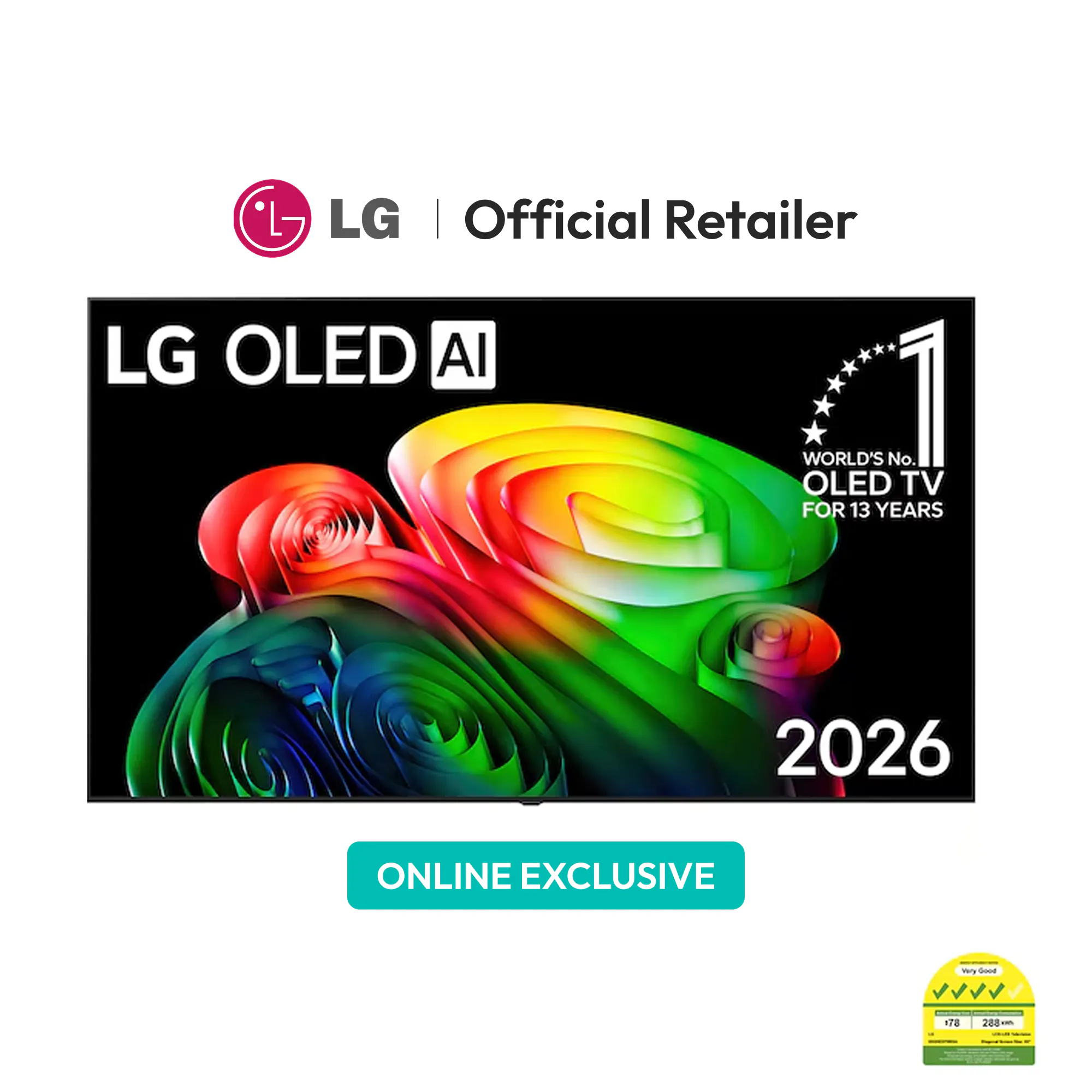 LG 48 Inch OLED AI B6 4K Smart TV 2026 *Online Exclusive*