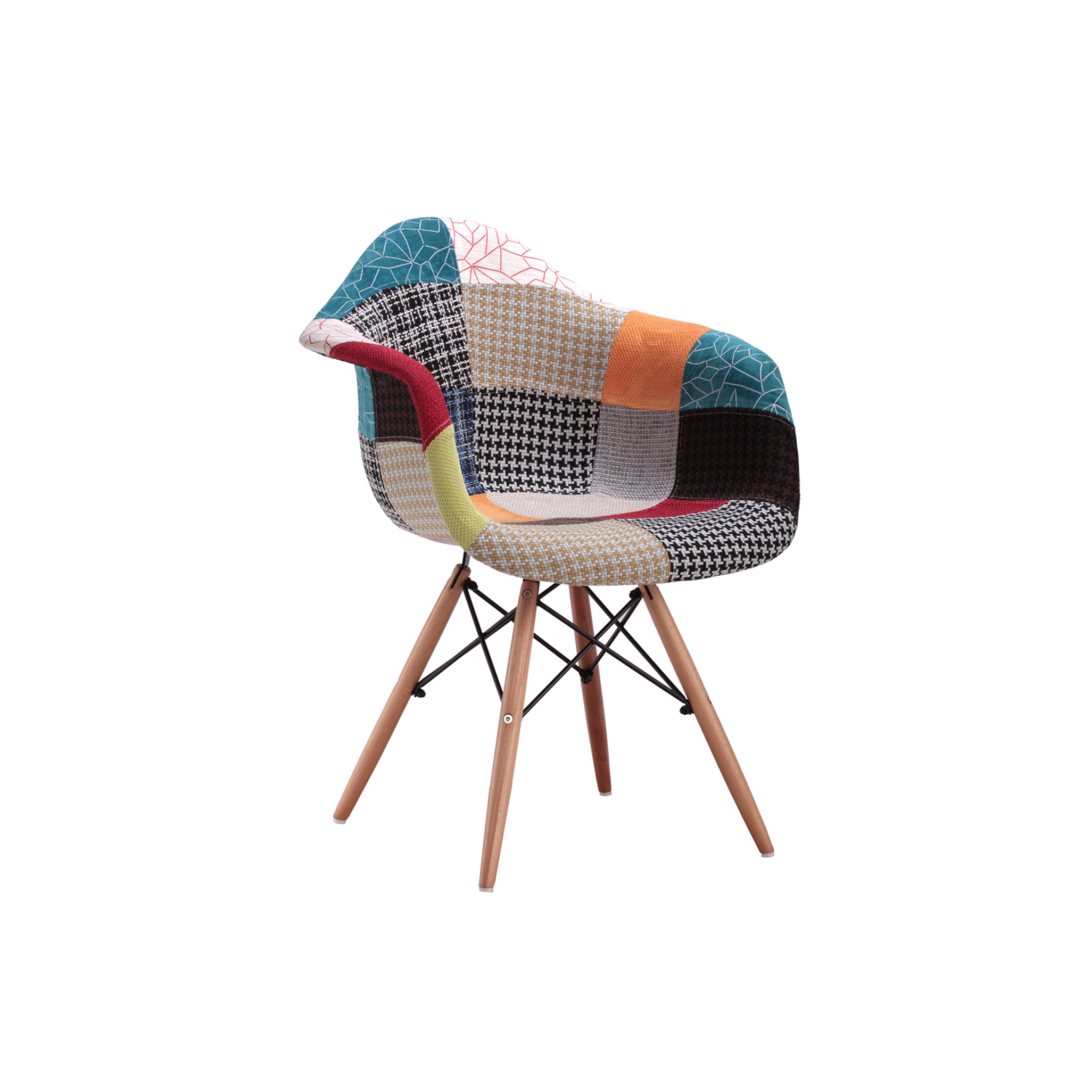 funky patchwork armchairs