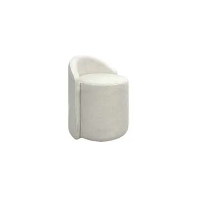 Amber Dressing Stool - Ivory