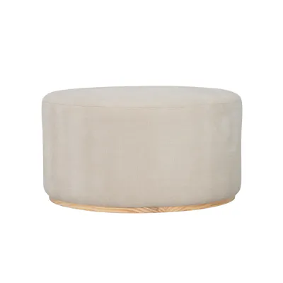 Kenji Large Pouf - Cream