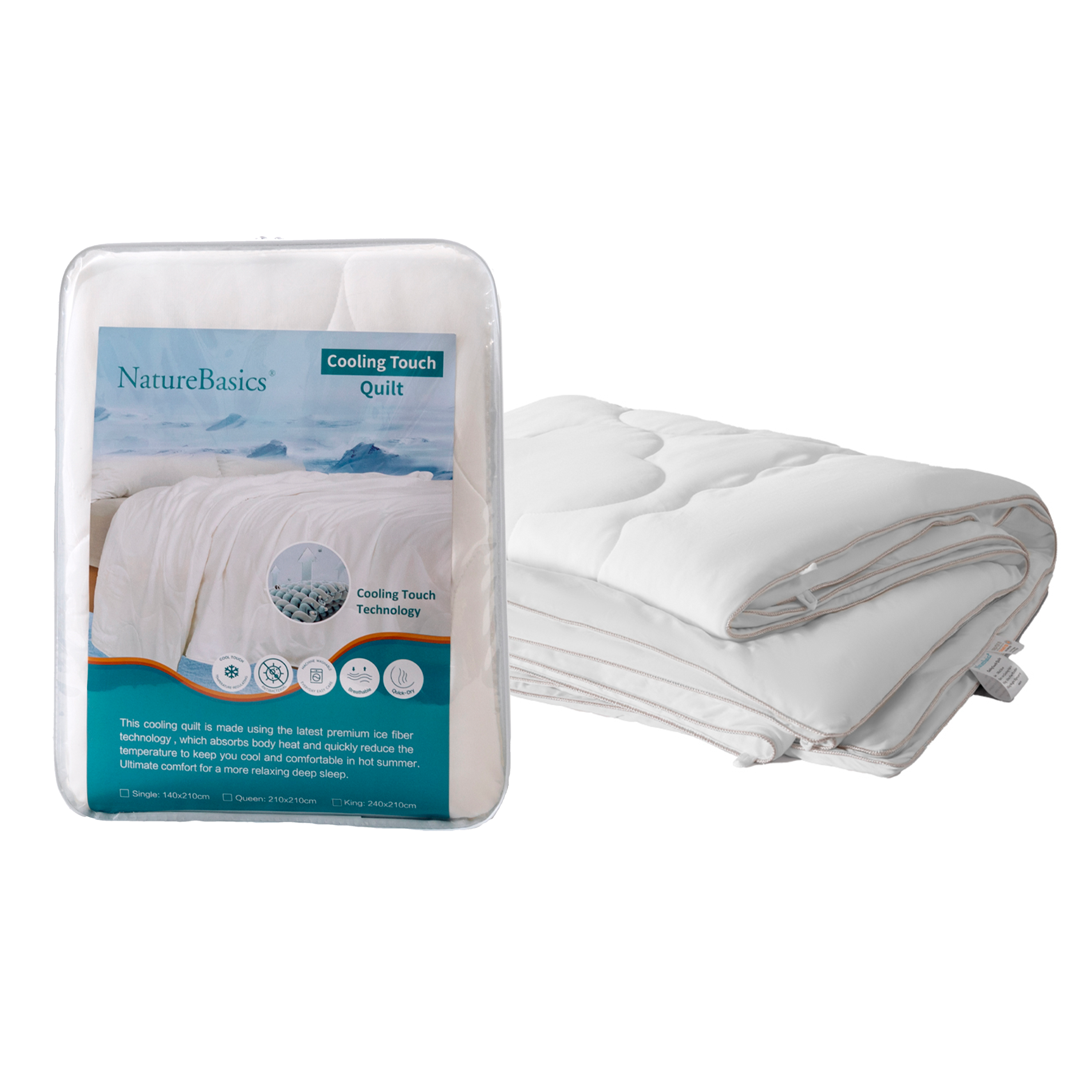 Nature Basics Cooling Touch Quilt (3 Sizes)