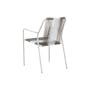 Kashton 3-Piece Outdoor Armchair Set with Acapulco Coffee Table - White, Grey - 4
