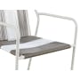 Kashton 3-Piece Outdoor Armchair Set with Acapulco Coffee Table - White, Grey - 5