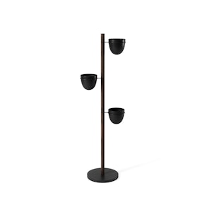 Floristand Planter - Black, Walnut