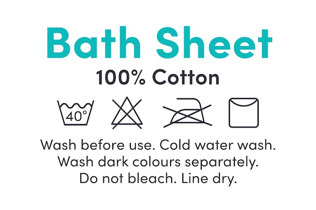 EVERYDAY Bath Sheet - Taupe - 3
