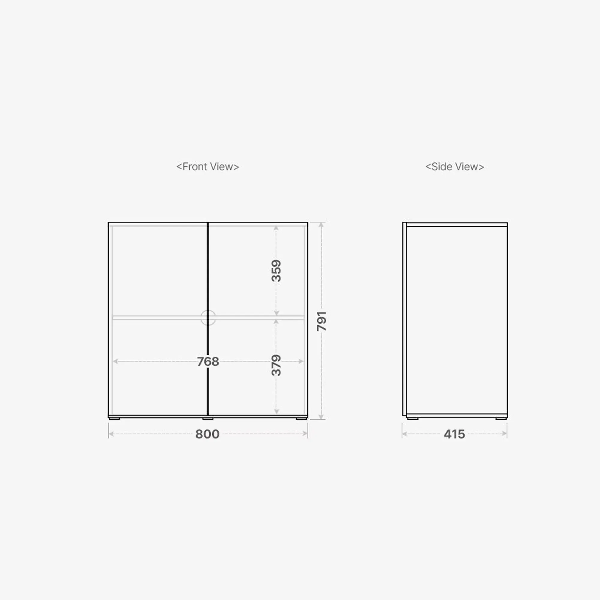Mable Arched Storage Cabinet 0.8m - 13