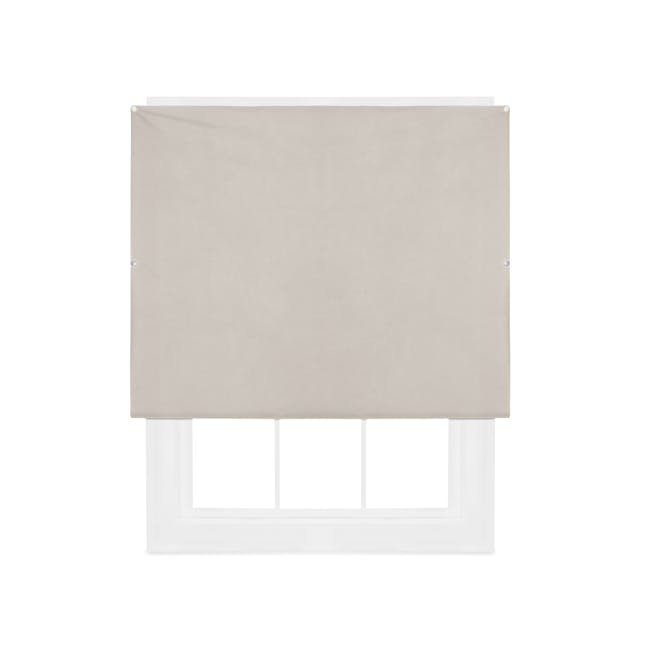Complete Blackout Magnetic Window Cover - Linen - 0