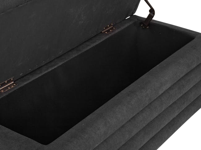 Anthony Storage Bench 1.2m - Dark Grey - 6