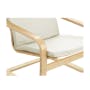 Mizuki Lounge Chair - Cotton Beige - 5