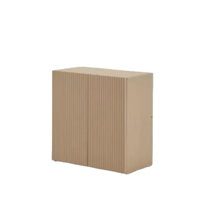 Heidi Cabinet 0.8m - Oak - 1 - Box, storage, cabinet, tall, rectangular, beige, durable, modern, functional, practical