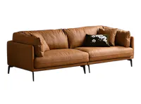 (As-is) Commes 3 Seater Sofa - Tan (Pet Friendly)