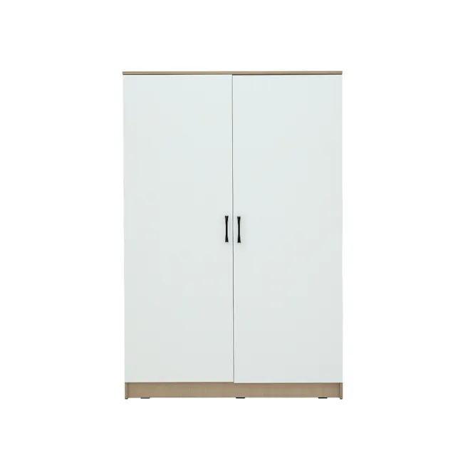 Fince 2 Door Wardrobe 1.2m - White, Oak - 1