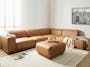 Milan Right Extended Unit - Caramel Tan (Faux Leather) - 1