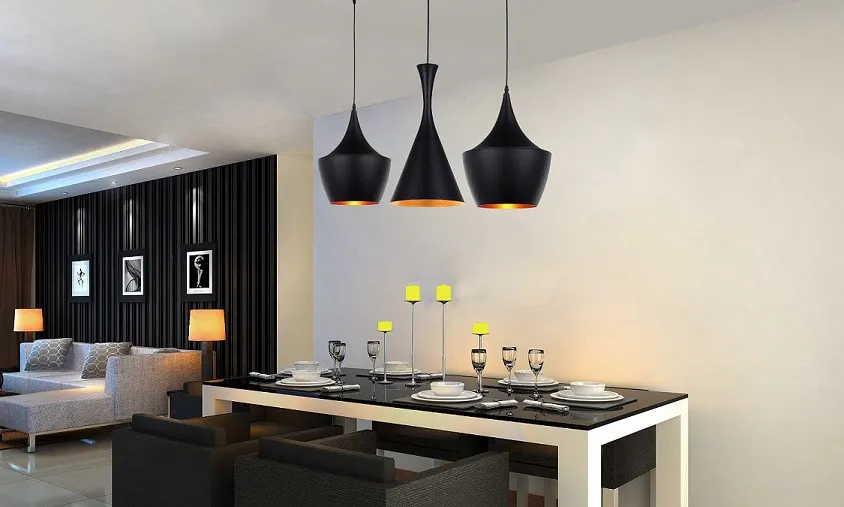 (As-is) Sven Cone Pendant Lamp - Black - 7